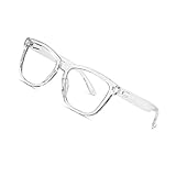 Aofly AF8317 photochromic glasses men's woman blue light blocking lens optical square frame female computer games eyewear male uv400, trans