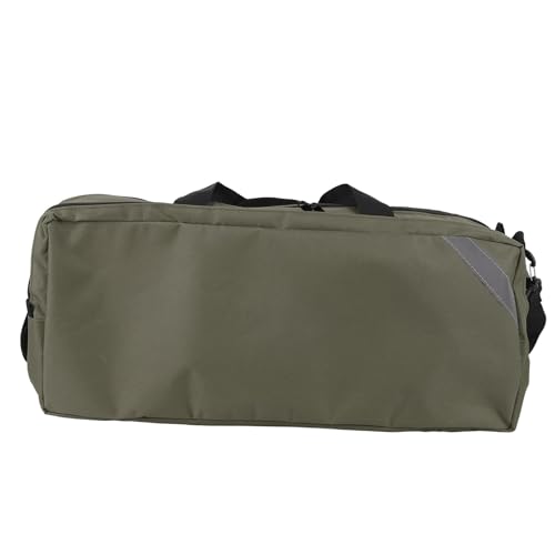 Bolsa botiquín grande 54x26x22 cm 600D Oxford verde - alta capacidad para emergencias, cinta reflectante, ajustable para primeros auxilios y uso profesional (Verde)