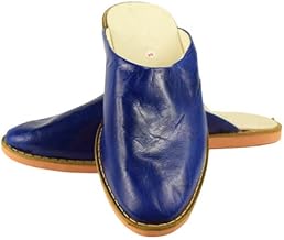 100% Leather Babouches Durable and Comfortable for Men and Women for Home or Outdoor Traditional Handmade Various Colours