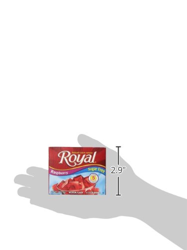 Royal Raspberry Gelatin Dessert Mix , Sugar Free, 0.32-Ounce Box (Pack Of 12) #TOP5
