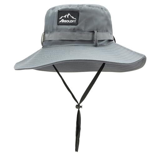 Boldfit UPF 50+ Sun Hats for Men - Wide Brim Summer Cap with UV P...