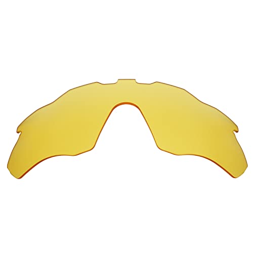 Objectifs Oakley Radar Pace compatibles jaune contre la visibilité réduite