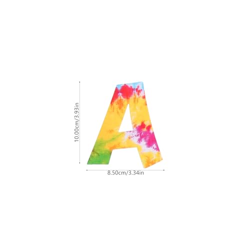 Letras adhesivas para tablón de anuncios de papel multicolor pre-cortadas 2