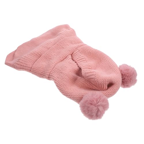 Gorro de punto cálido para bebé conjunto de invierno con guantes para recién nacido niña