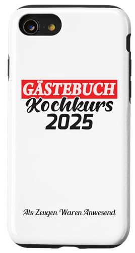 Custodia per iPhone SE (2020) / 7 / 8 Libro degli ospiti Cuoco hobby Cuoco Corso di cucina 2025