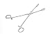SE 525SF 9-1/2" Self-Locking Sponge Forceps