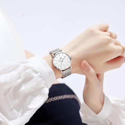 Image of OLEVS Womens Watches Classic Dress Female Wristwatch Ladies Stainless Steel Lady Watch