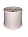 Upgradelights 6 Inch Tapered Drum Clip On Chandelier Lampshade 5x6x5 (White Linen)