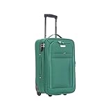 20" Cabin Carry On Suitcase Super Lightweight Luggage 20% Expandable 2 Wheel Soft Shell Luggage with Built in Combination Lock for All Airlines EasyJet Ryanair British Airways 55x35x20