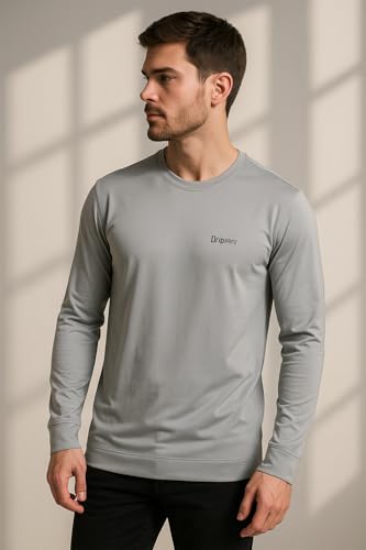 Image of Men's Crew Neck T-Shirt | Premium Polyester Fabric | Breathable, Lightweight, Stylish Activewear for Gym, Training & Casual Wear