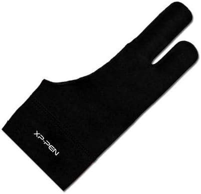 XPPen Professional Artist Glove 2-Fingers Glove for Graphics Drawing Tablet Graphic Monitor Suitable for Right Hand and Left Hand (Size L)