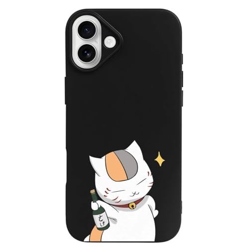 �ĖڗF�l�� �j�����R�搶 iPhone16Plus�Ή��P�[�X �ϏՌ� TPU ���^ �A�C�t�H��16Plus�J�o�[ �y�� ���菝�h�~ �X�}�z�P�[�X �l�C �L�����N�^�[ Case