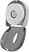 Georgia-Pacific Single-Roll Jumbo Toilet Paper Dispenser by GP PRO (Georgia-Pacific), Translucent Smoke, 59009, 10.610