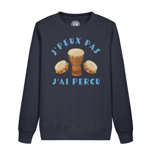 Sweatshirt enfant j'peux pas j'ai percu drums djembe musique