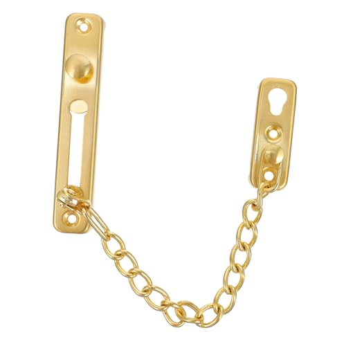 LOORGVEL ステンレス製防犯チェーンロック 家 ホテル用ドアガード 属対応 追加セキュリティ付 室内専用 ドアロック