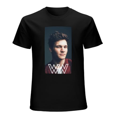 Wincent Weiss tees for Men Short-Sleeve T-Shirt Black S