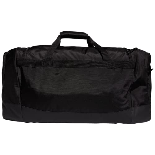 adidas Defender 4 Large Duffel Bag, Black/White, One Size