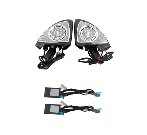 64 Color 3D Rotary Tweeter Compatible with Mercedes Benz C-Class W205 2016 2017 2018 2019 2020-2022 3D Rotary Tweeter Ambient Light