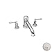 Newport Brass 3-2556 Ithaca Double Handle Deck Mounted Roman Tub Faucet with Met, Matte White