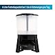 AquaForte Fishfeeder 6 Liter Solar, 1-6 Fütterungen/Tag, Fütterungszeit bis zu 20 sec, Pelletgröße 3-10 mm, Auswurfbereich ± 1, 2 oder 3 m, Verteilwinkel: 120° horizontal, inkl. Solarpanel
