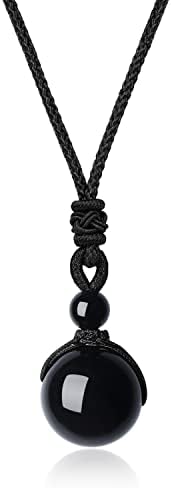 COAI Genuine Stone Bead Healing Crystal Necklace