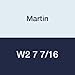 Martin W2 7 7/16 MST Bushing, Class 30 Gray Cast Iron, Inch, 7.44" Bore, 8.5" OD, 11.25" Length