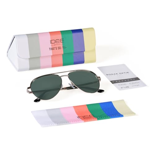 Image of IDEE | 100% UV protected | Unisex | Full Rim | Pilot | Frame Alloy Metal | Lens: Gradient Polycarbonate - IDSO205