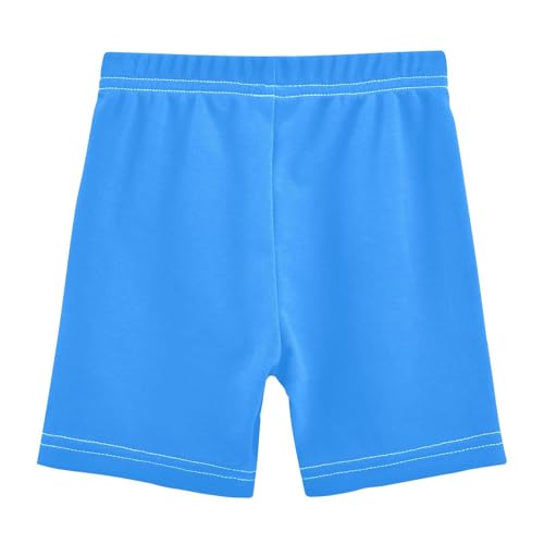 Girls Cotton Bike Shorts for Under Dresses Dodger Blue Toddler Athletic Shorts Summer Outfits Kids Clothes, 4-10 Years2