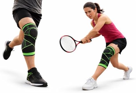 Joelheira de Compressão 360° para Esportes e Uso Diário – Suporte...