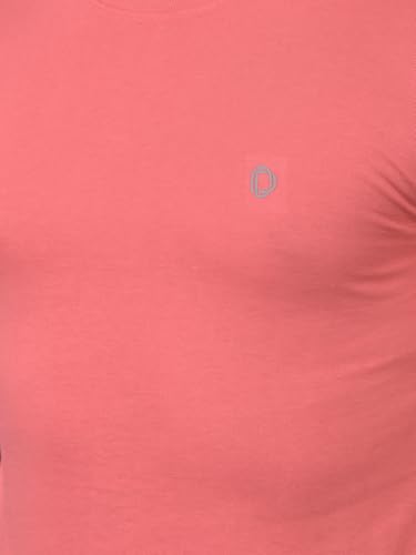 Image of Dollar Super Combed Cotton Mens Assorted Solid T-Shirt