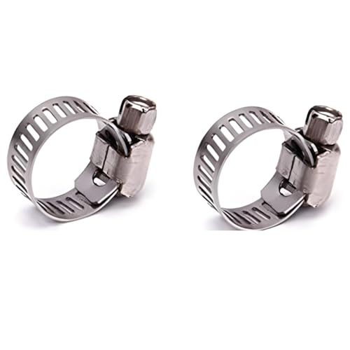 Image of LPG Gas Pipe - Steel Web Braided Hose with 2 Metal Clamps, 5 Years Warranty - Safe for Gas Stoves