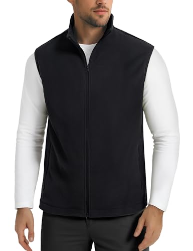 MAGCOMSEN Men's Lightweight Fleece Vest Jacket