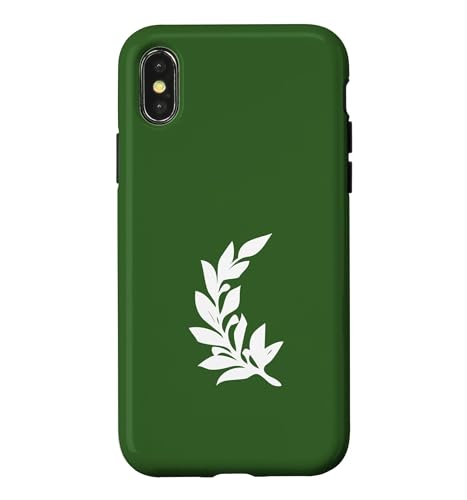 �I���[�u�̗t�̎} �X�}�z�P�[�X iPhone X/XS �p