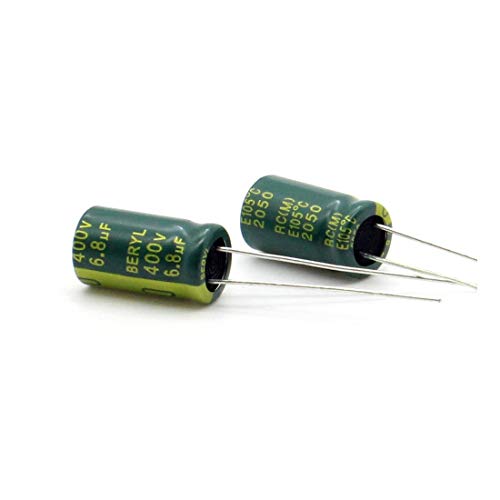 2x Condensateur Chimique 6.8uf 400V 8x14mm P:3.5mm BERYL 366con769 Cover
