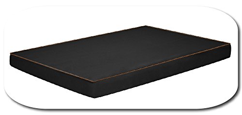 FORTISLINE Hundematte Hundebett OAHU Plus 2 Größen 4 Farben (XL - 120x80x8cm, Braun)