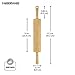 Farberware 5215807 Classic Wood Rolling Pin, 17.75-Inch, Natural