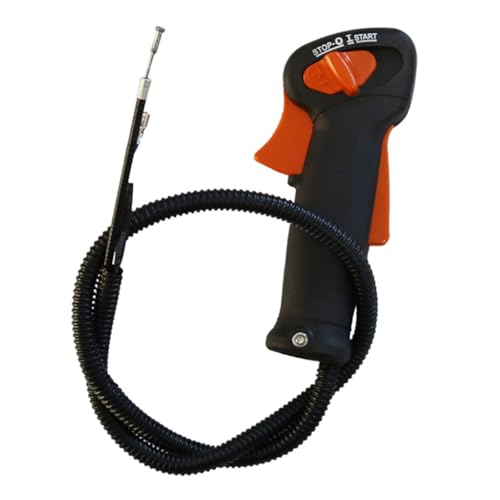 LLINthy Mango ergonómico de control de maquinaria multiusos, montaje de herramienta de jardín, instalación sencilla para FS90R, FS110R, FS130R, mango de repuesto