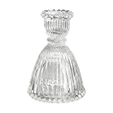 【Matériau】Fabriqué en verre transparent de haute qualité, ce bougeoir offre une stabilité et une finition exceptionnelles pour un usage quotidien.