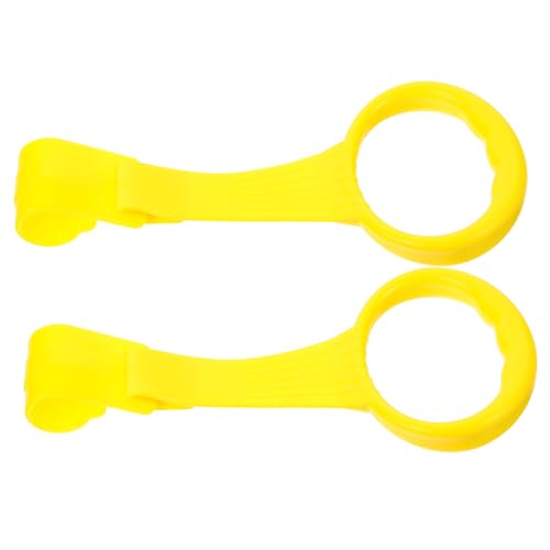 Toyvian Baby Bed Stand up Rings Safety Hanging Rings for Walking Exercise Plastic Material