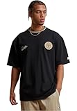STARTER BLACK LABEL St428-starter Oversized Heavy Jersey College tee Camiseta, Negro, XL Hombres