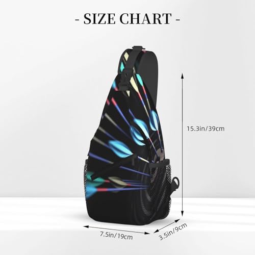 Bolso cruzado tipo bandolera para senderismo y viaje miniatura 2