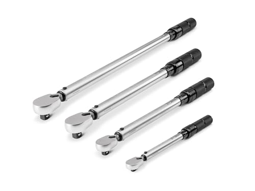 Image of TEKTON 1 /4, 3 /8, 1 /2 Inch Drive Micrometer Torque Wrench Set | TRQ95903