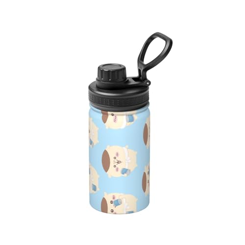 ステンレスカップ ちいかわ くりまんじゅう コーヒーカップ 大容量 保温 保冷 直飲み 真空断熱 蓋付き 水筒 マグボトル かわいい キャラクター 車載 持ち運びやすい ビール 家庭用 車用 オフィス プレゼント 350ml