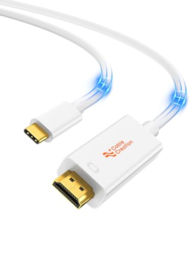 USB C HDMI 4K@60Hz,CableCreation Type C to HDMIP[u Thunderbolt 3Ή iPhone 15/15Pro/15Plus/15 Pro Max, MacBook Pro/Air/iPad Pro 