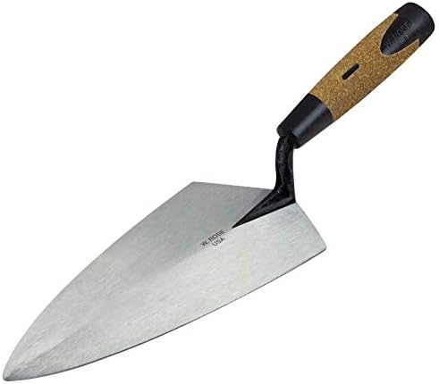 W. Rose RO110-10K 10" Philadelphia Brick Trowel w/Cork Handle