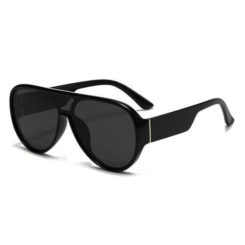 Vintage Oversized Pilot Sunglasses Women Shades Big Frame Popular Punk Men Pilots Sun Glasses UV4002