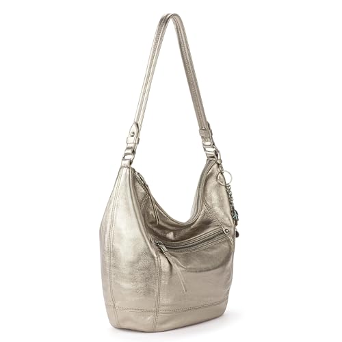 Image of The Sak Sequoia Hobo Bag - Premium Large Leather Women's Handbag for Everyday & Travel - Durable Purse With Zipper Pocket