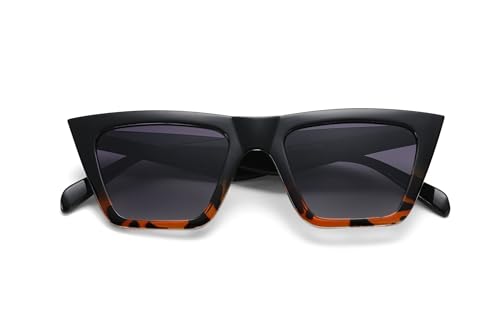 SCVGVER Cat Eye Sunglasses for Women Trendy Style Retro Square UV400 Protection