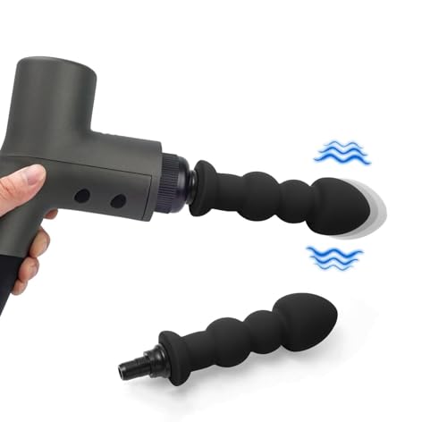 NUHUi 4 x Electric Massage Fascia Gun Attachments Muscle Massager Gun Accessorie for Neck Legs Back Part fit for 12-13mm Hole Massage Gun