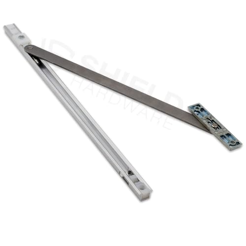 uPVC Door Restrictor Stay with Hold Open Function - 90 Degrees - for uPVC, Aluminium, French & Patio Doors